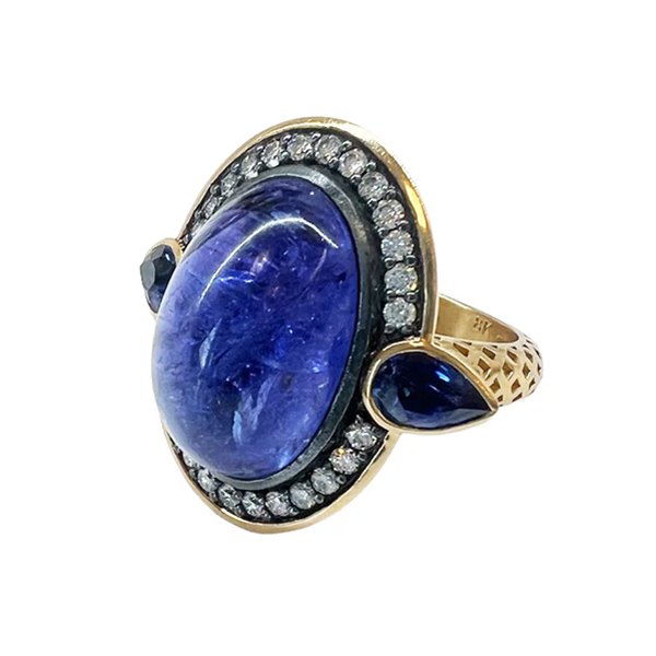 Ray Griffiths tanzanite cocktail ring