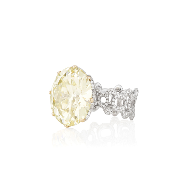 yellow diamond ring