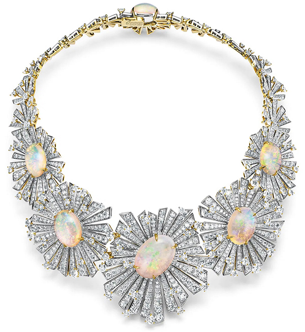 Anya Tiffany Celeste opal necklace