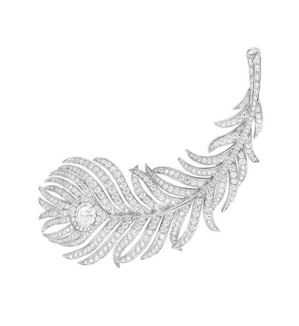 Colman Domingo Boucheron Plume de Paon Brooch