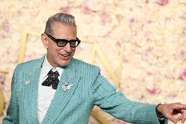 Jeff Goldblum 2025 Golden Globes De Beers