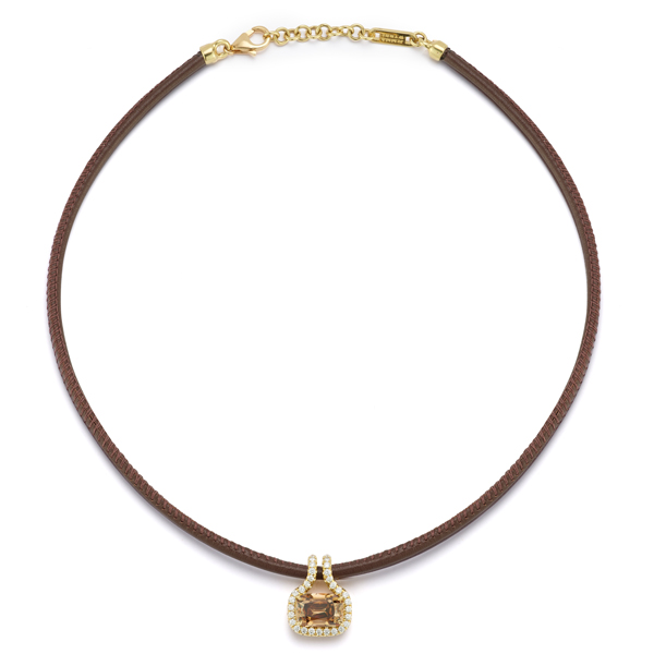 Jemma Wynne Forme brown diamond choker