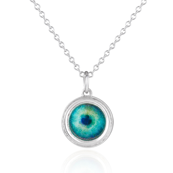 Jennifer House evil eye necklace