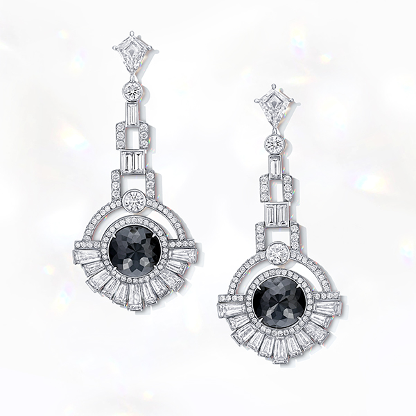 Kate Winslet martin katz deco diamond earrings