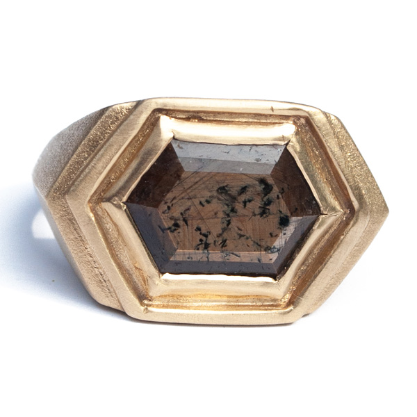 Stone Everett bronze sapphire ring