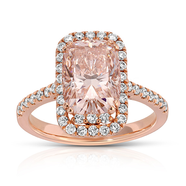 Varsha lab-grown pink diamond ring