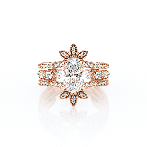 Verragio rose gold ring embellisher